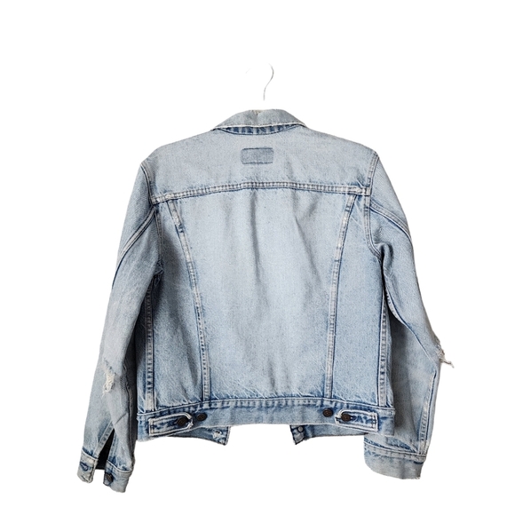LEVIS x VINTAGE 240216 trucker jacket broken in well worn light‎ wash size 20 - Picture 2 of 10